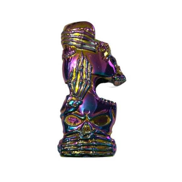 Skeleton Iridescent Mystic Case Cover Holder fits BIC standard J6 - Picture 1 of 2